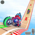 机器人摩托车特技手游app