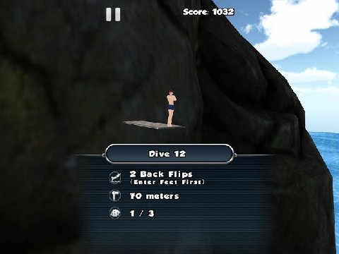 3D悬崖跳水手游app截图