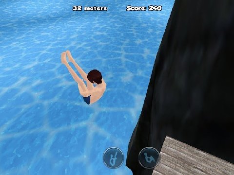 3D悬崖跳水手游app截图