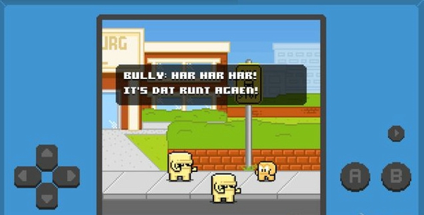方块男孩大战恶霸手游app截图