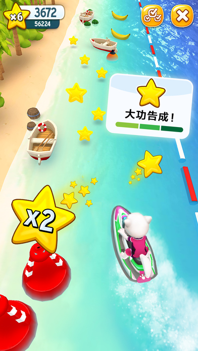 汤姆猫的摩托艇手游app截图