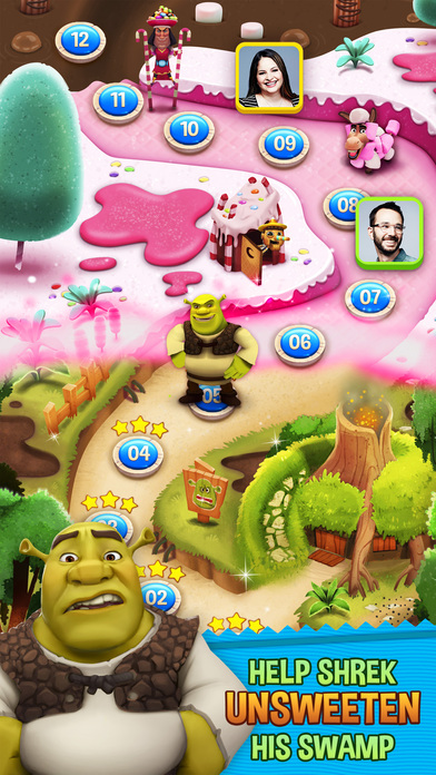 Shrek Sugar Fever手游app截图