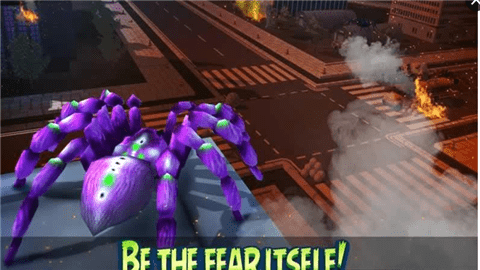 巨型蜘蛛城市攻击模拟3D手游app截图