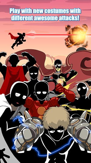 一个超级英雄手游app截图