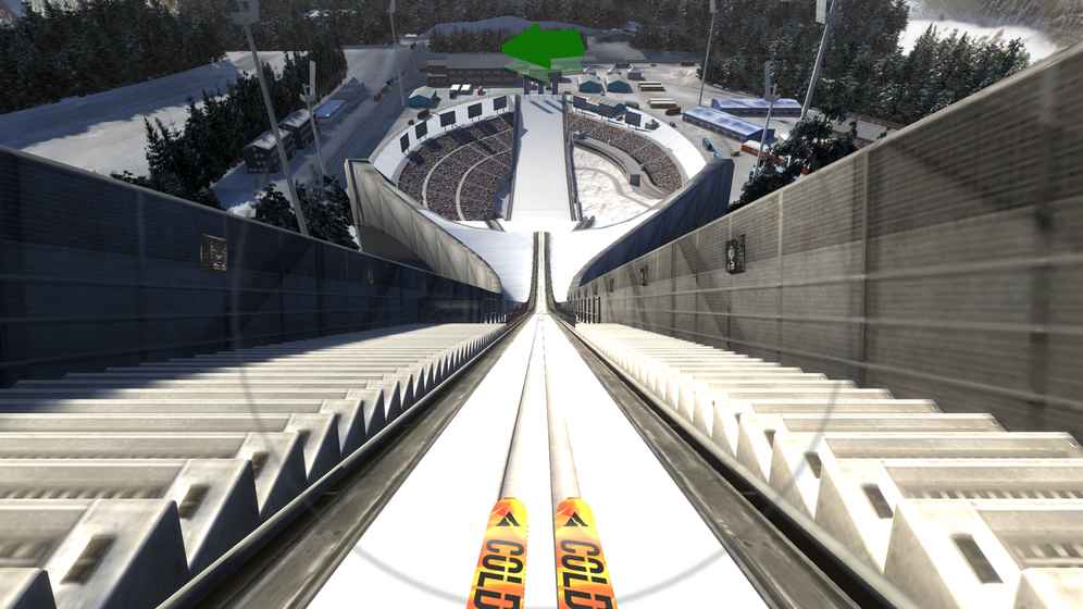 冬季运动跳台滑雪模拟手游app截图