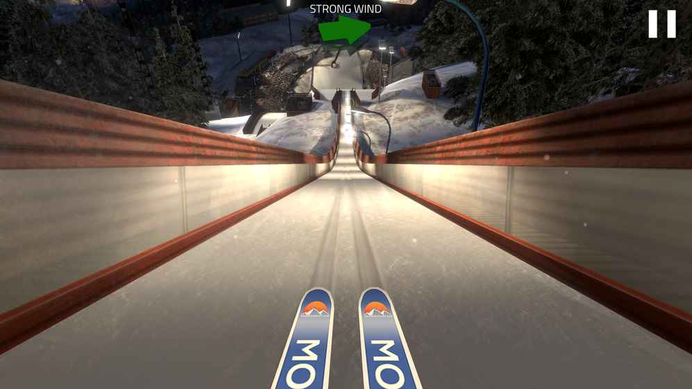 冬季运动跳台滑雪模拟手游app截图