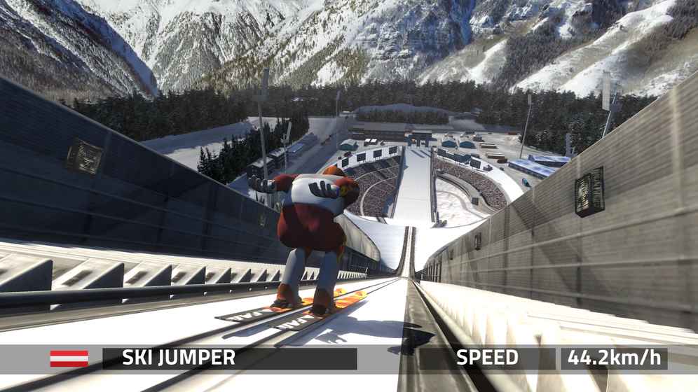 冬季运动跳台滑雪模拟手游app截图