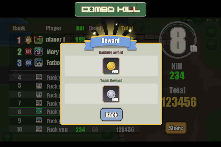 Combo Kill手游app截图