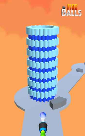 火球3D：堆塔射击手游app截图