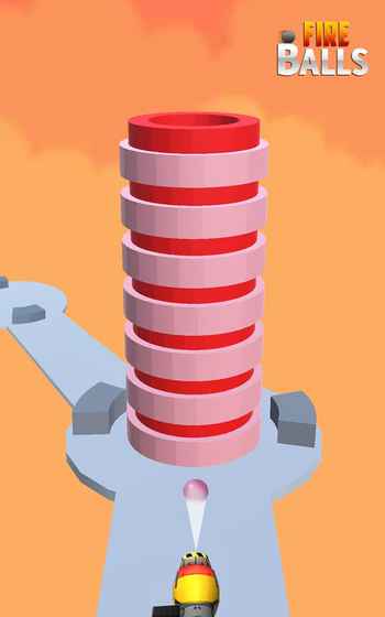 火球3D：堆塔射击手游app截图