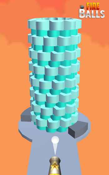 火球3D：堆塔射击手游app截图
