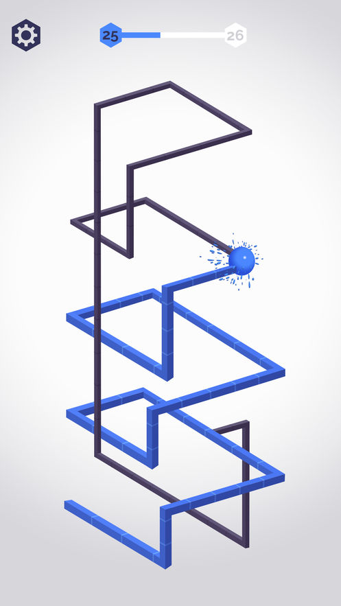 彩色线条3D手游app截图