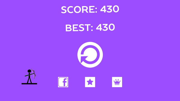 火柴人弓箭手射靶手游app截图