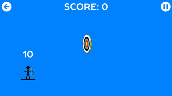 火柴人弓箭手射靶手游app截图