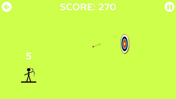 火柴人弓箭手射靶手游app截图