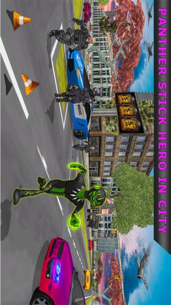 火柴人绳索英雄城市手游app截图