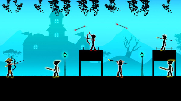 火柴箭手：战争游戏手游app截图