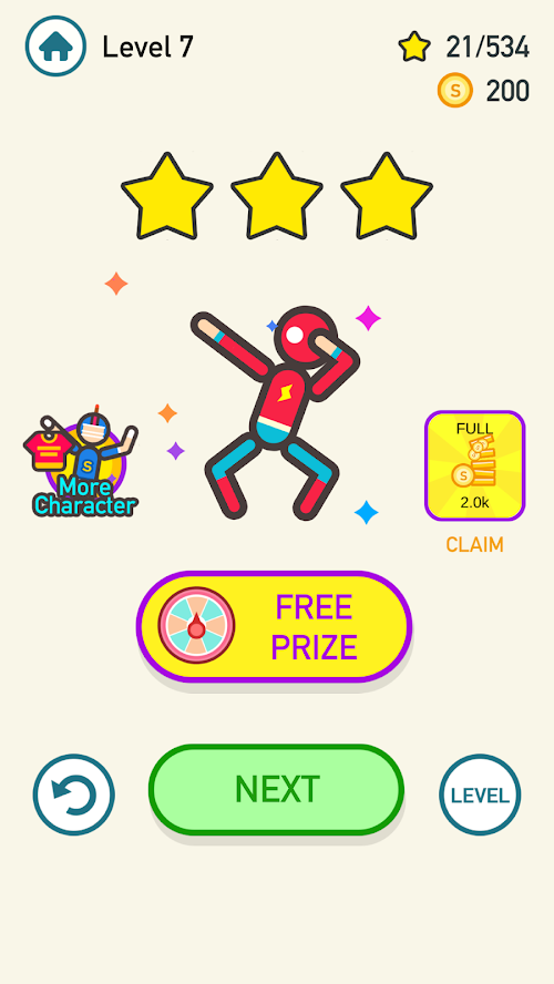 爆燃火柴人手游app截图