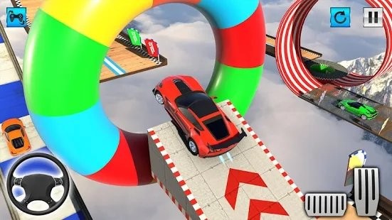 极限坡道赛车特技赛手游app截图