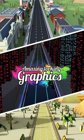 扭曲的颜色赛跑者手游app截图