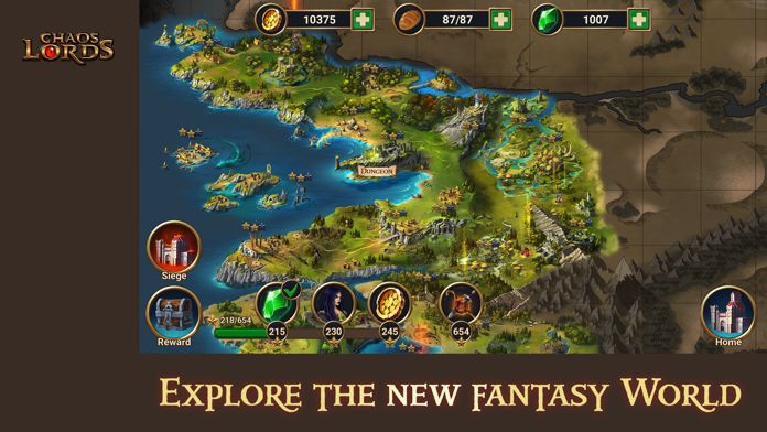 Chaos Lords：Tactical RPG手游app截图