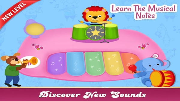 女孩粉红钢琴手游app截图