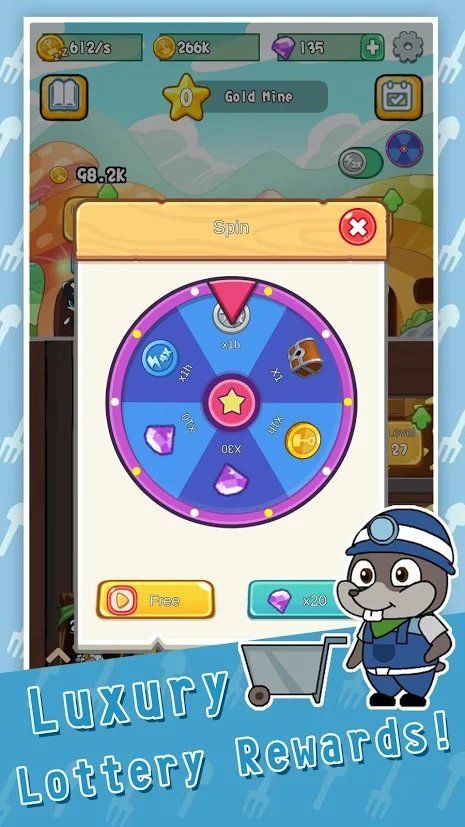 疯狂老鼠矿工手游app截图