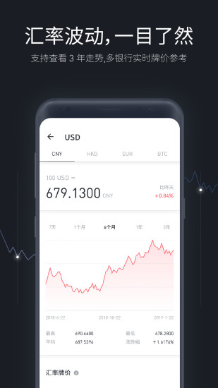 极简汇率手机软件app截图