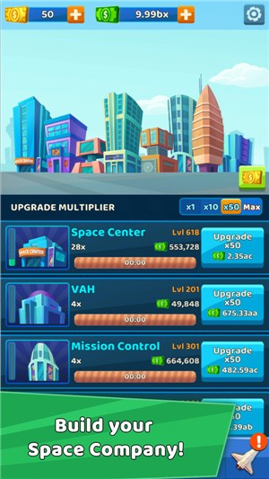 闲置太空竞赛手游app截图