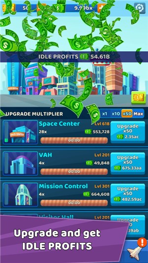 闲置太空竞赛手游app截图