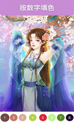古风涂色手游app截图