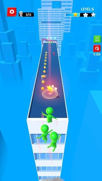 楼顶冲刺3D手游app截图