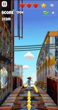 涂鸦跑步游戏手游app截图