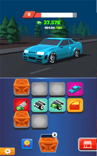 空闲汽车合并手游app截图