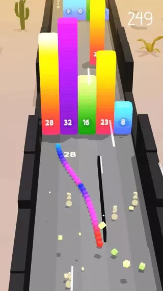 3D滑动小蛇手游app截图