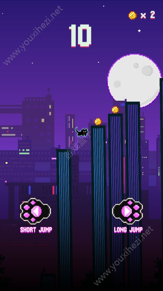 Cat City Geometry Jump手游app截图