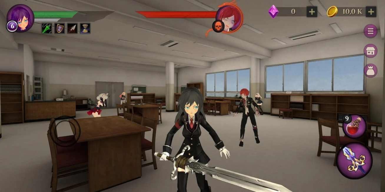 女子高中僵尸手游app截图