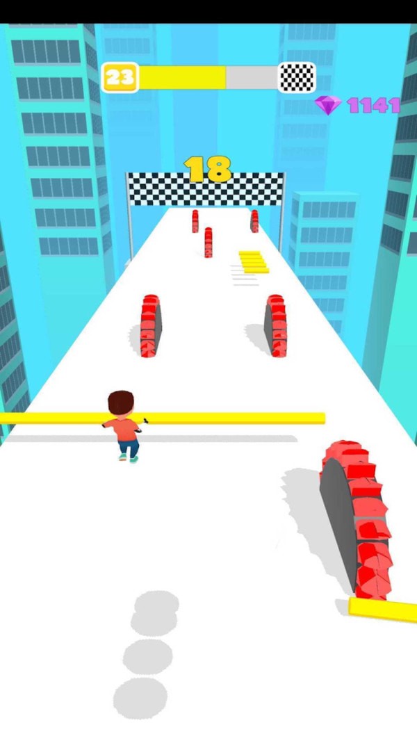 滑动屋顶3D手游app截图