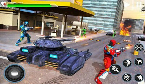 机器人街帮模拟器手游app截图