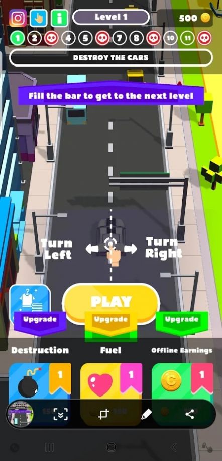 车祸城市3D 手机版手游app截图