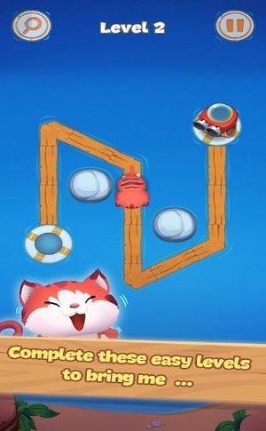 小猫救援海上逃生 最新版手游app截图