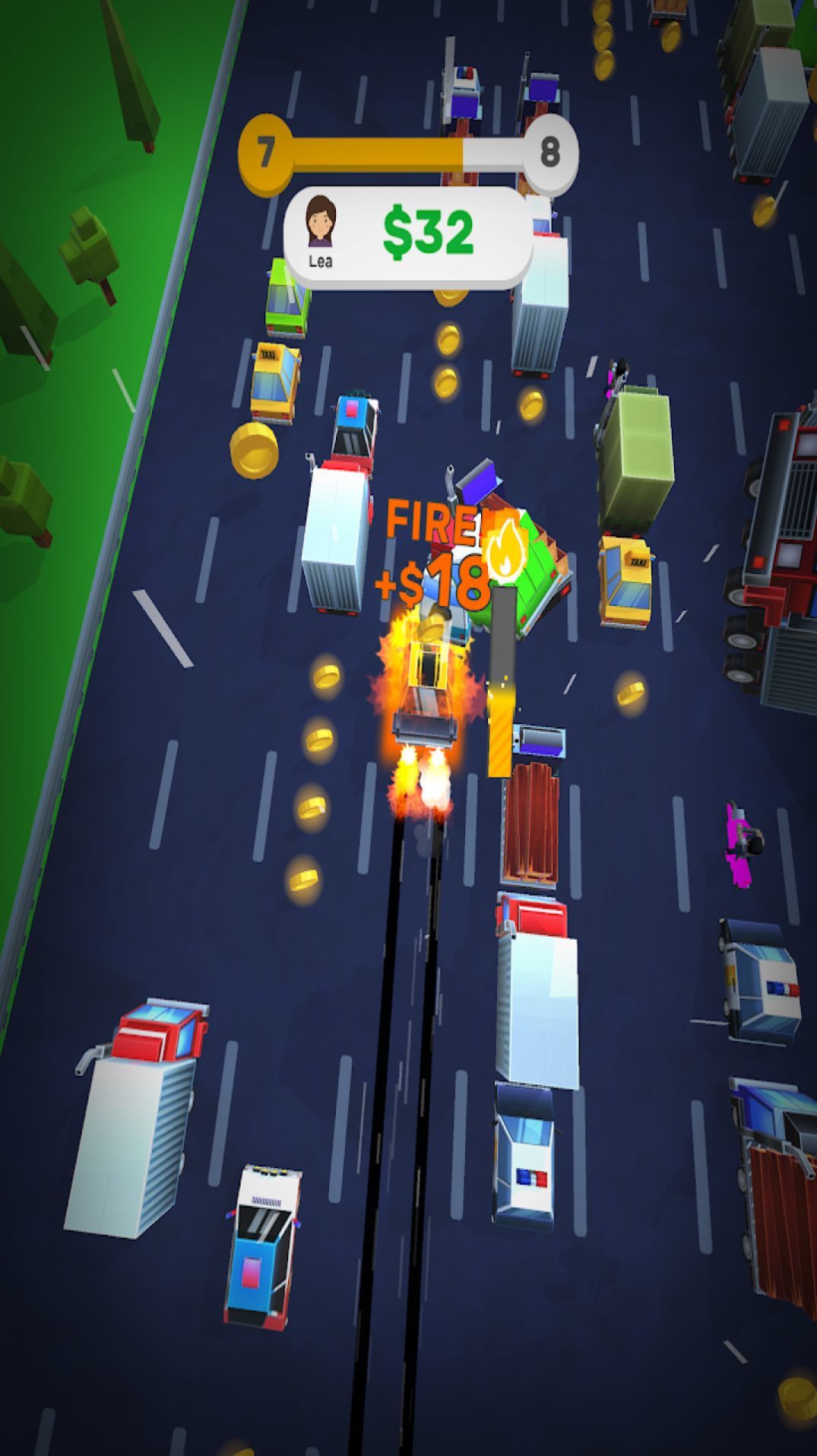 像素疯狂出租车 2021手机版手游app截图
