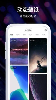 炫酷壁纸手机软件app截图