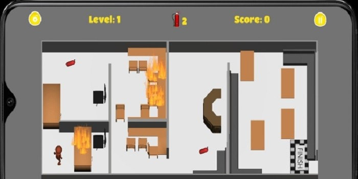 火灾逃离3D手游app截图