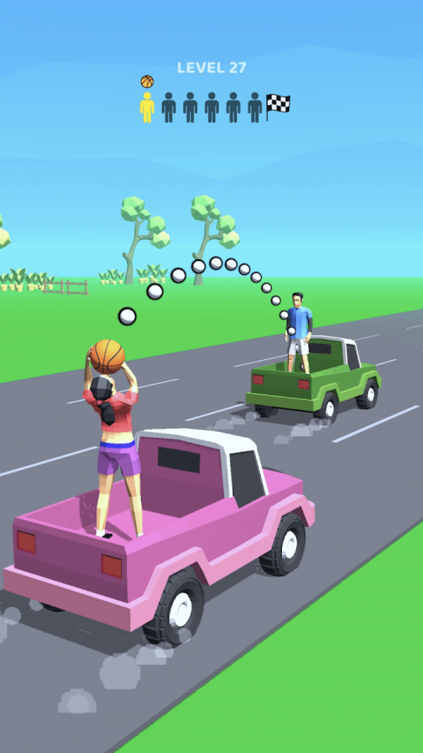 道路扣篮3D手游app截图