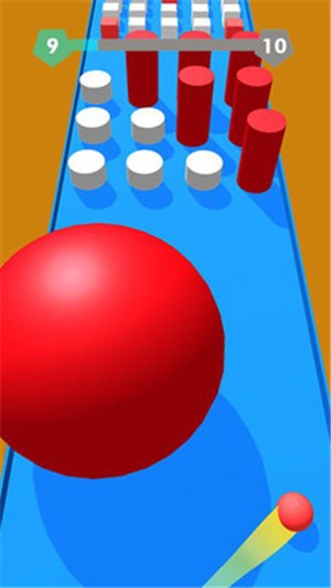 颜色冲撞球球3D手游app截图