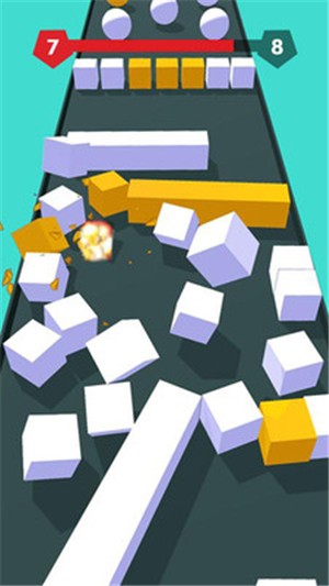 颜色冲撞球球3D手游app截图