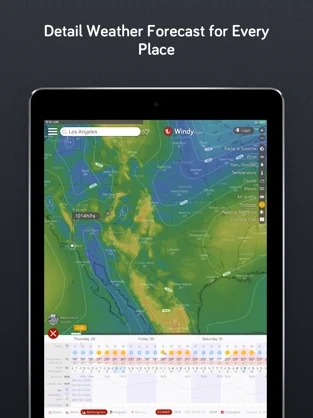 windy 天气预报手机软件app截图