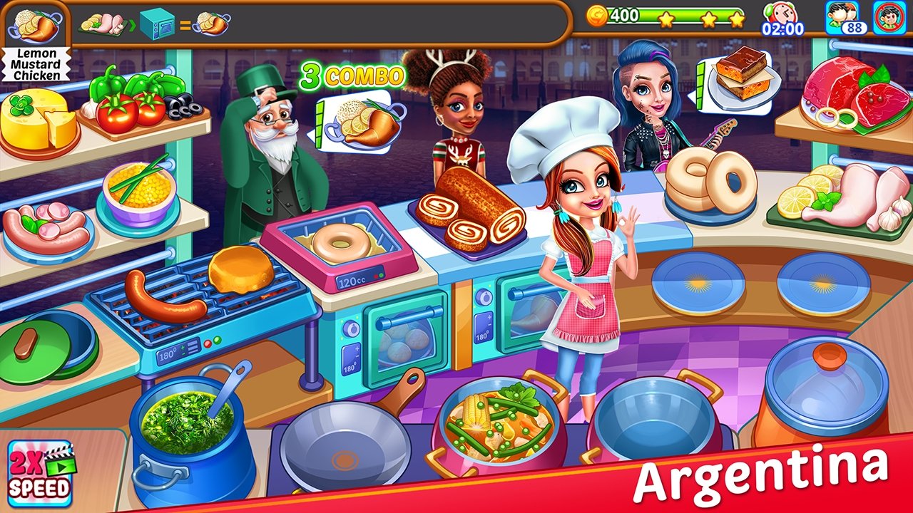 星级餐厅烹饪手游app截图