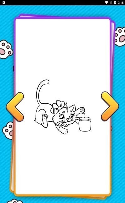 猫咪涂色手游app截图